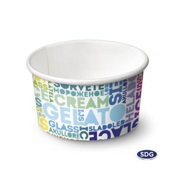 כוסות לגלידה גדלים שונים