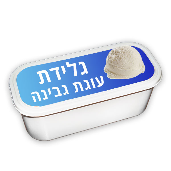 גלידת עוגת גבינה חלבי